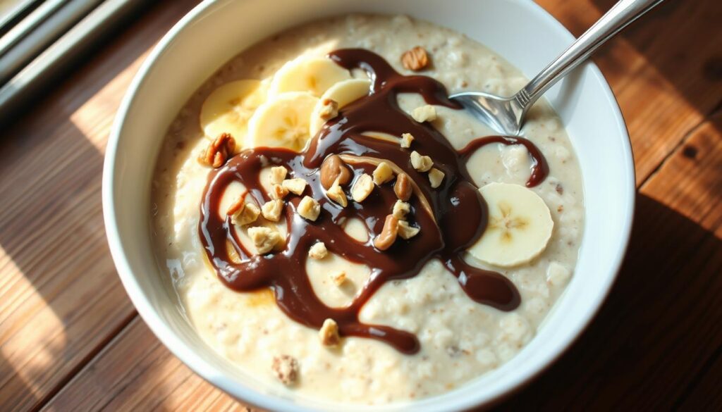 Choco and Nut Butter Overnight Oats