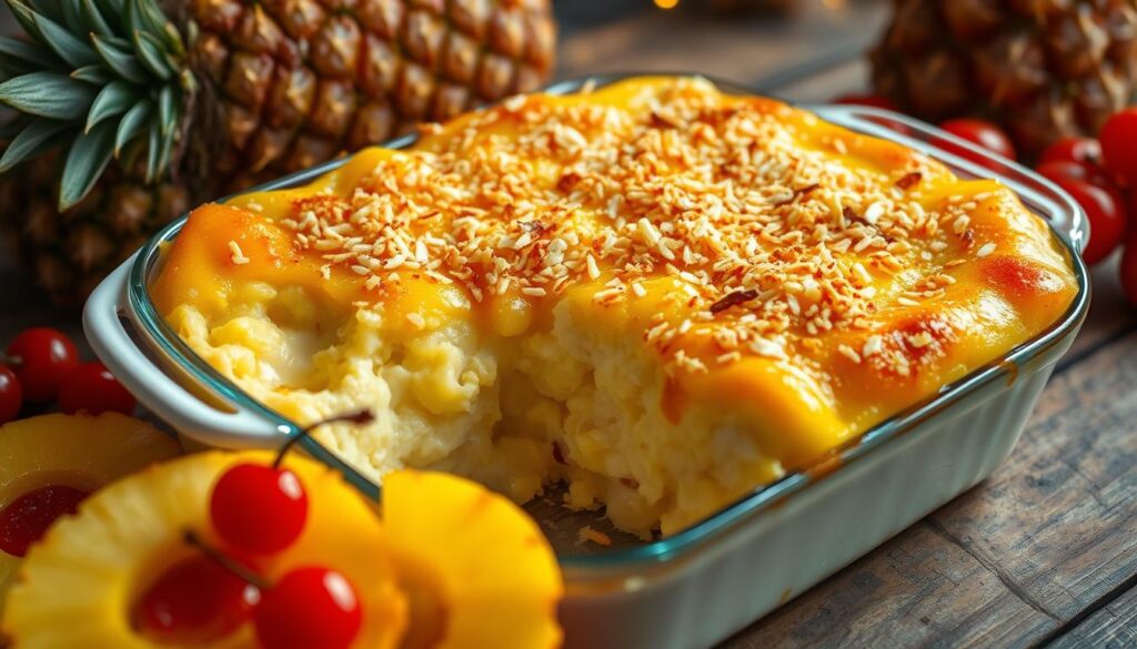 creamy pineapple casserole