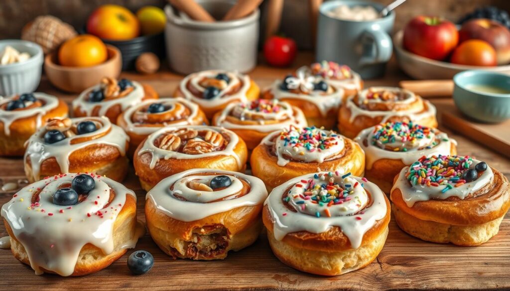 customize cinnamon rolls