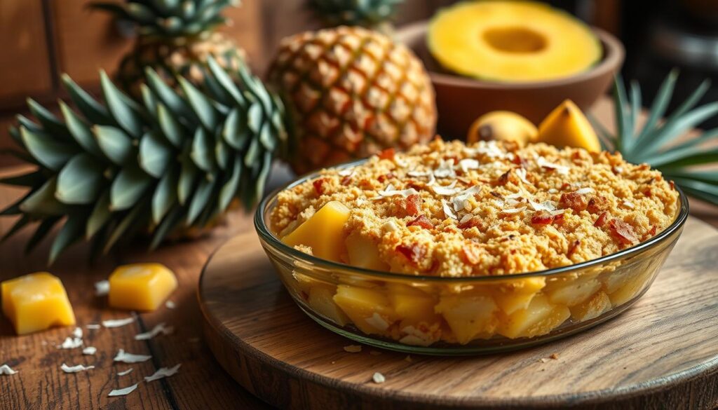 gluten-free pineapple casserole