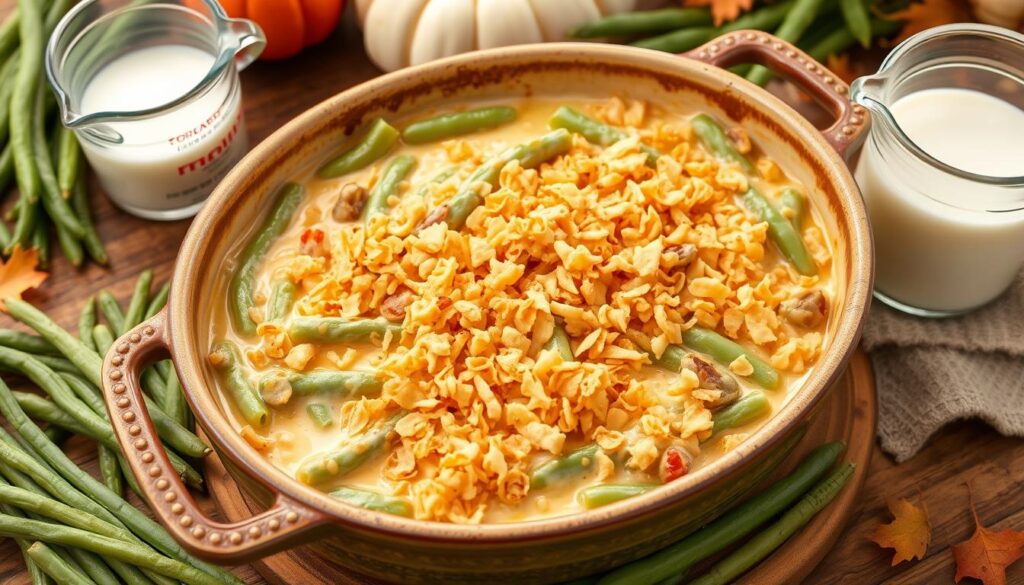 heavy cream green bean casserole