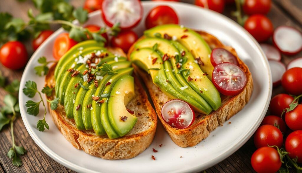 homemade tasty avocado toast