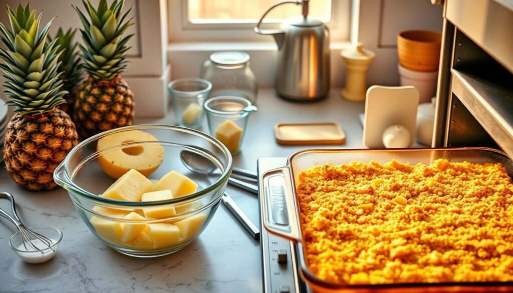 how to make pineapple casserole