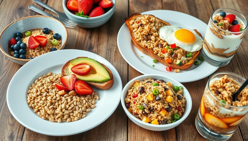 nutritious grain-based breakfasts