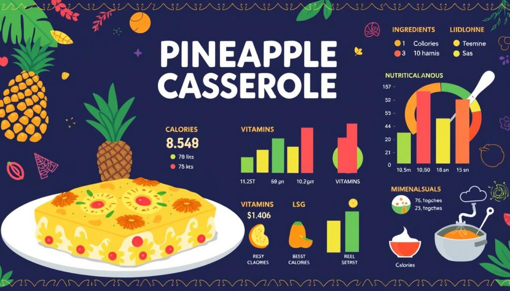 pineapple casserole nutritional information