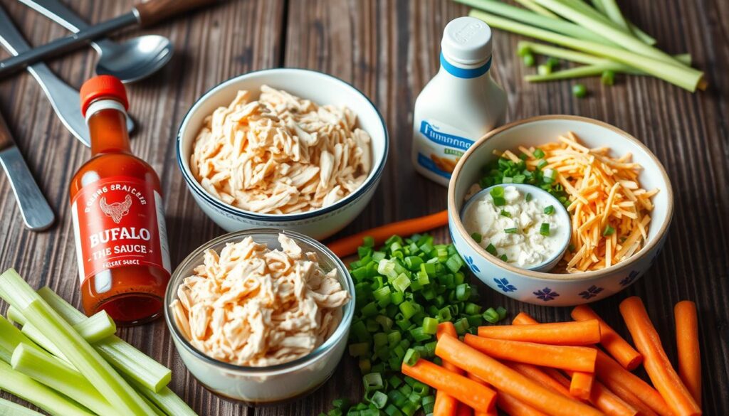 Buffalo Chicken Dip Ingredients