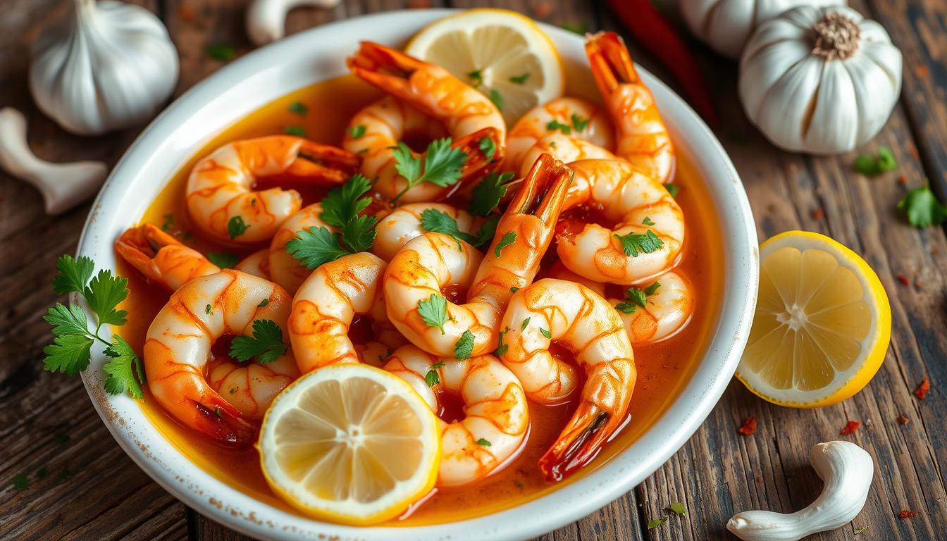 Shrimp with Garlic Sauce