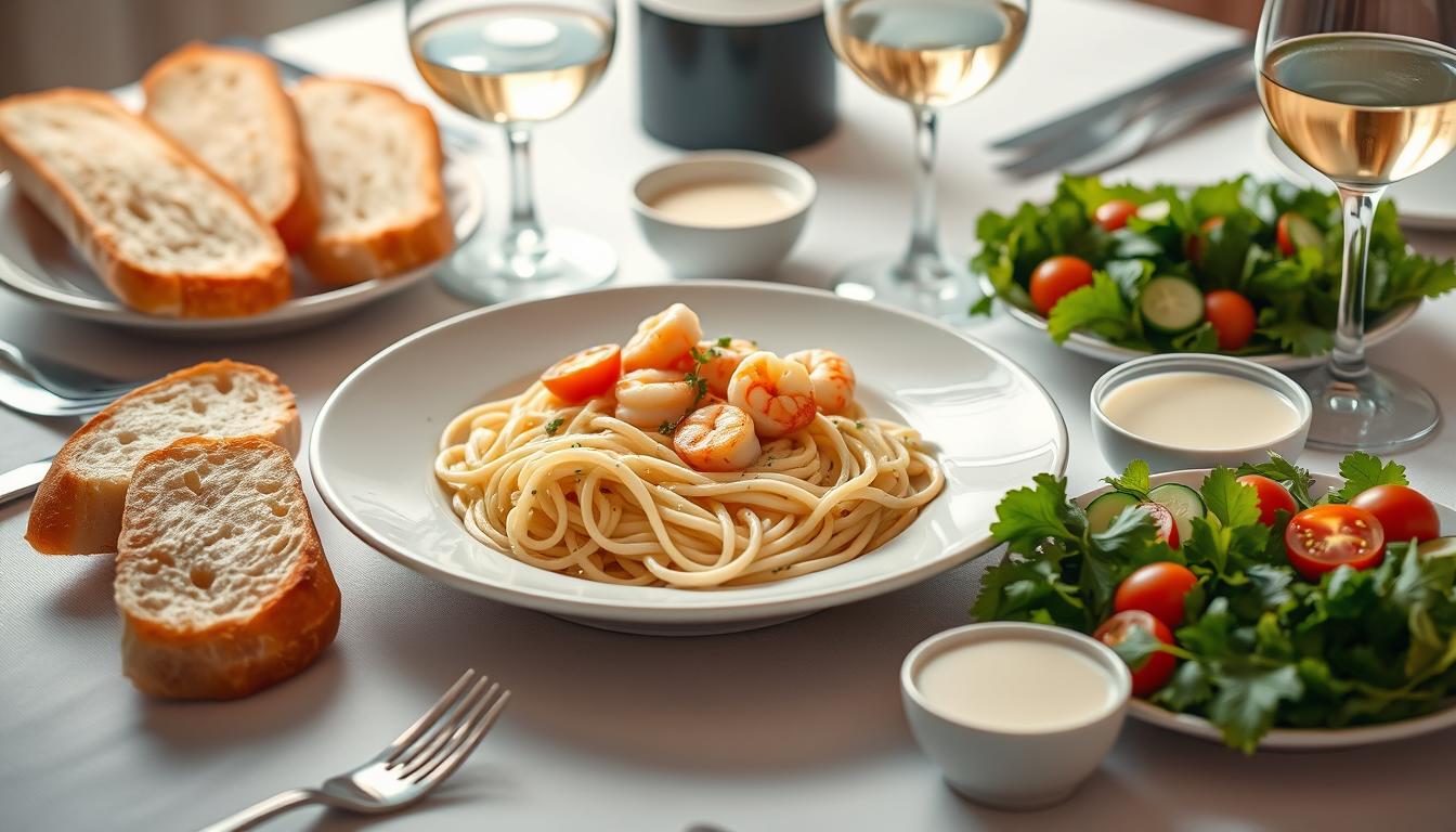 What to Serve with Shrimp Fettuccine Alfredo