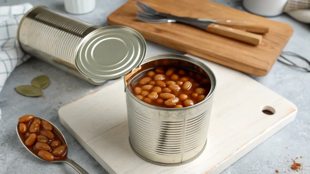 How many beans fit in a standard can?