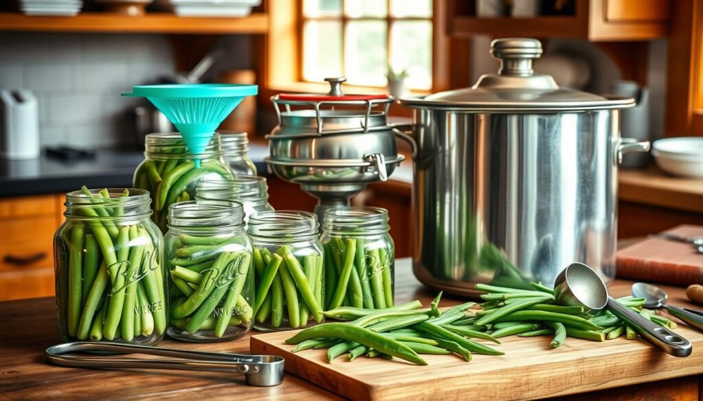 canning green beans equipment