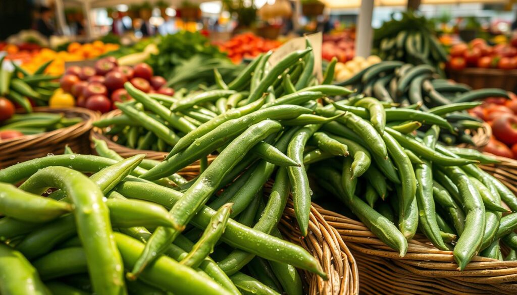 choosing fresh green beans