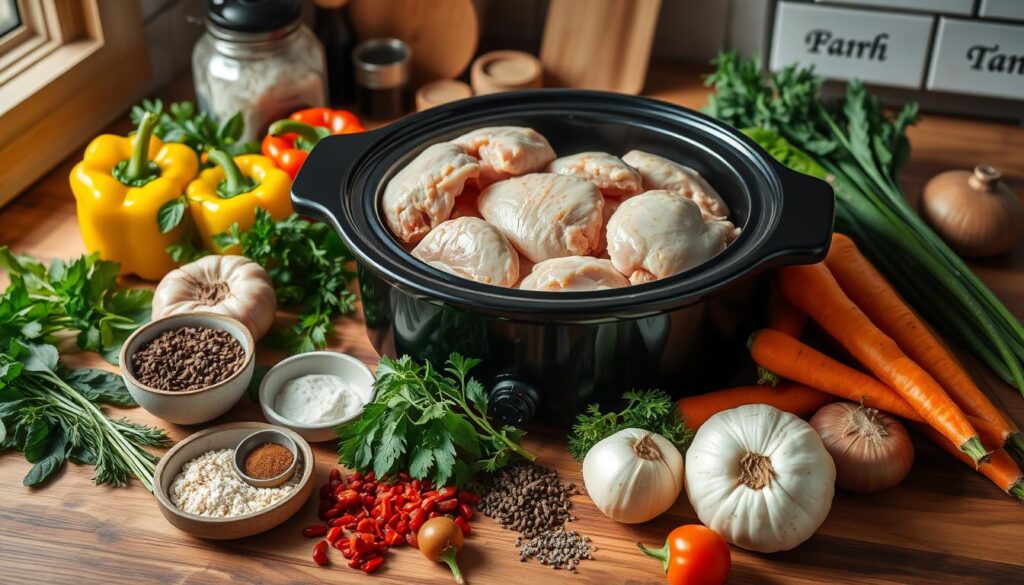 crockpot recipes with raw chicken