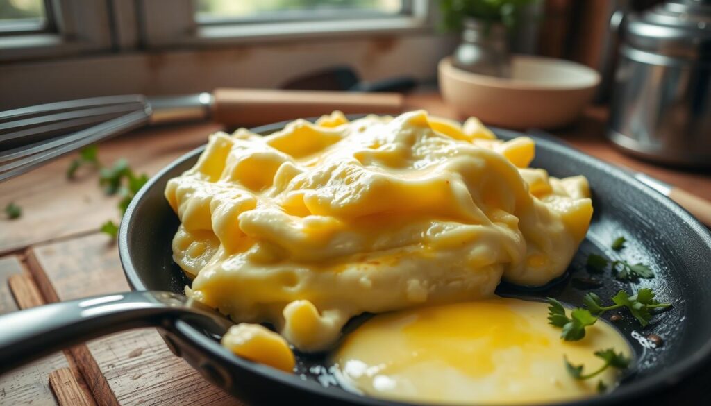 fluffy scrambled eggs techniques