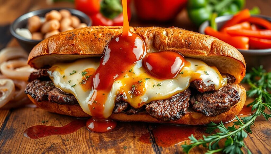 gourmet cheesesteak sauce