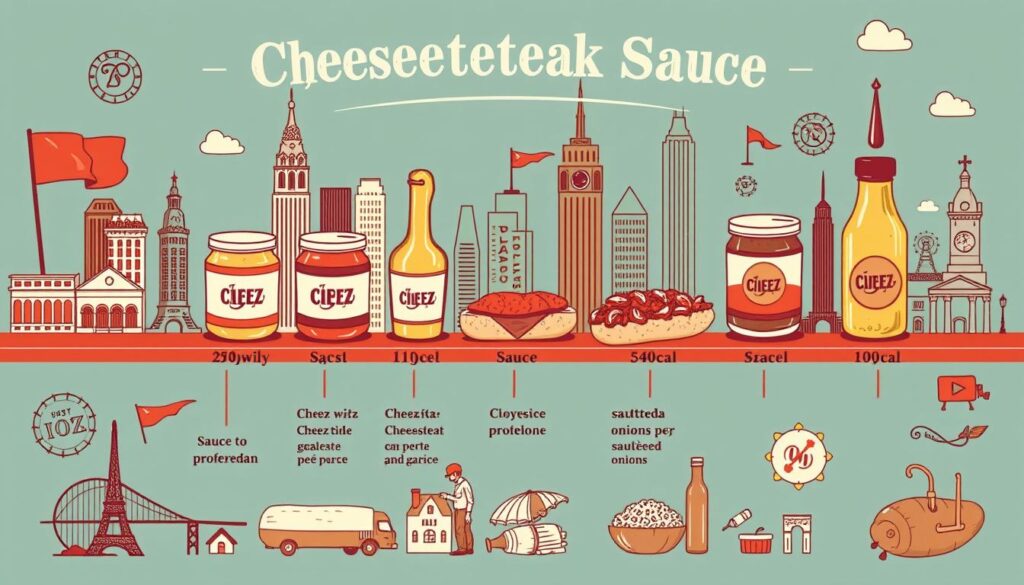 history of cheesesteak sauce