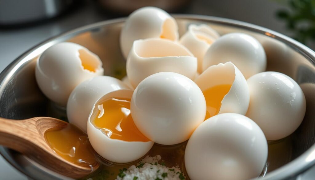 pre-salting technique for moisture in eggs