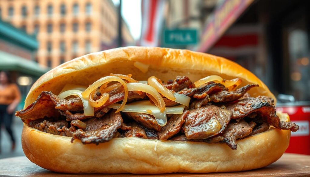 traditional philly cheesesteak